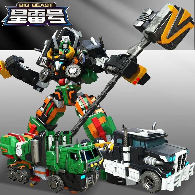 NEW TOBOT V Galaxy Detectives Big Beast Figure Robot Combiner Boy