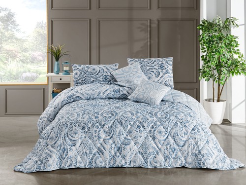 Turkish Cotton 5 PC Comforter Set - Handmade Bedding - All Sizes With Cushions!! - 第 19/33 張圖片