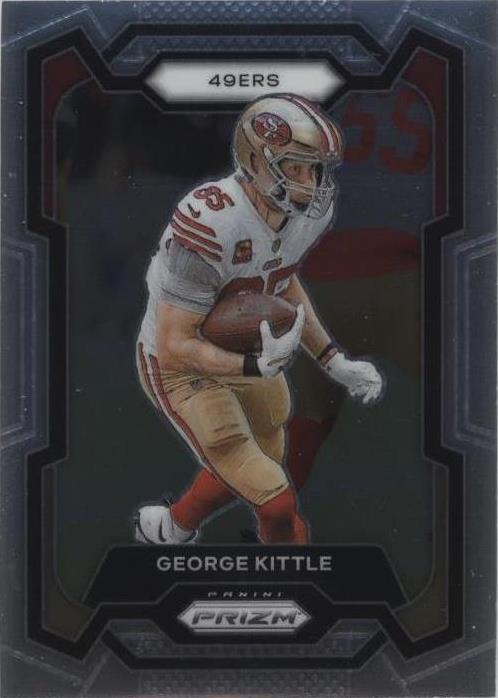 George Kittle Jersey 2023 PANINI PRIZM #267 CHRISTIAN MCCAFFREY