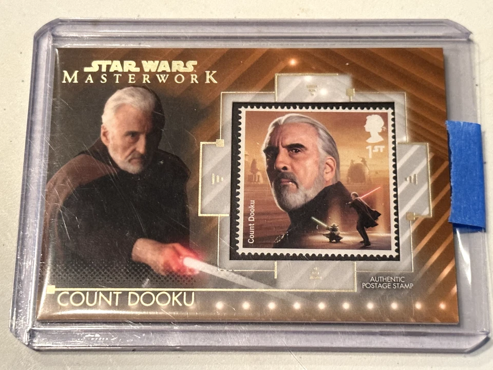 SC-CD STAMP RELIC COUNTU DOOKU ORANGE #04/10 STAR WARS 2020 TOPPS MASTERWORK - Image 3 of 4
