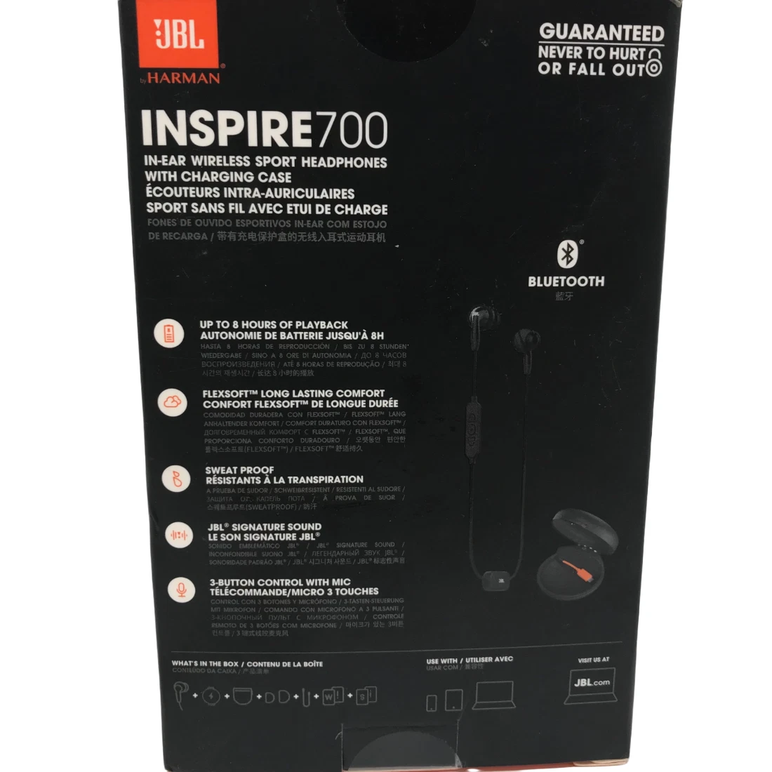 JBL Inspire In-Ear Wireless Sport with Charging Case |