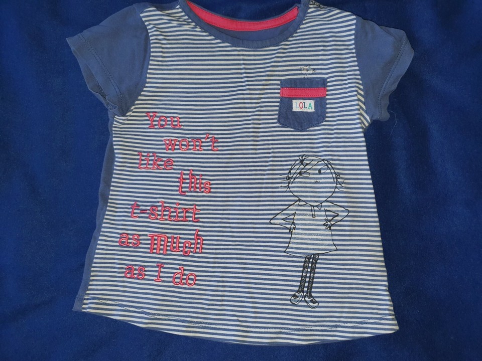 M&S Baby girls' outfit Charlie & Lola jacket & top 1824 months