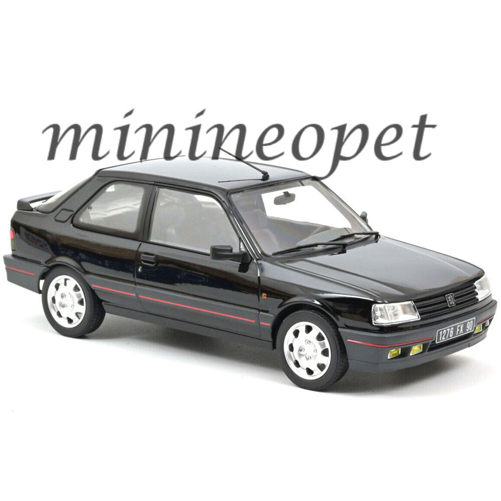 NOREV 1990 PEUGEOT 309 GTi 1/18 DIECAST MODEL CAR BLACK 184885 | eBay
