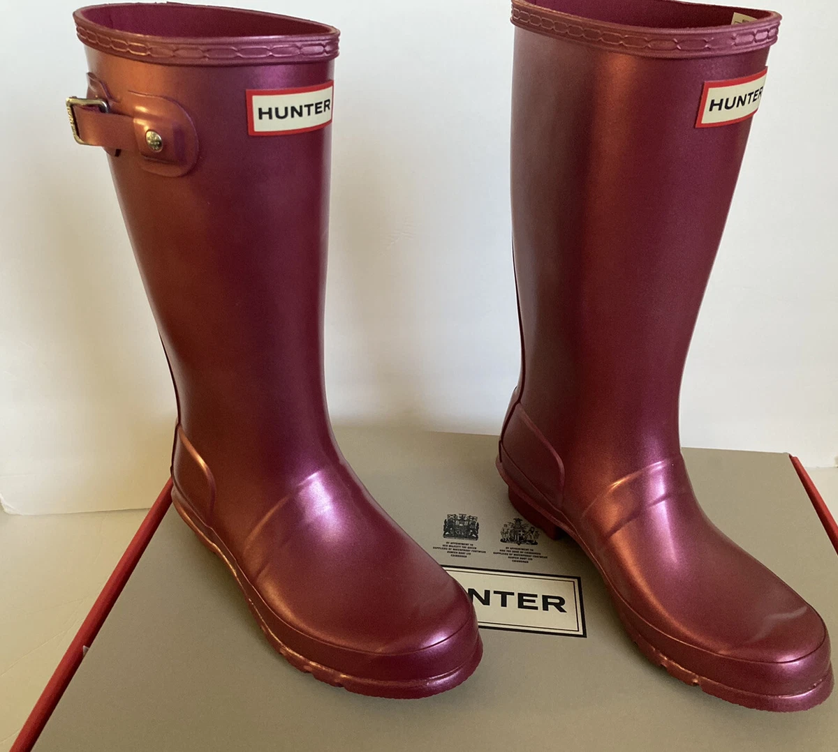 Burgundy clearance hunter boots