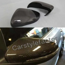 For VW GOLF mk6 GTI GTD GTE R TSI CARBON FIBER WING MIRROR COVER  OEM-Fit pair