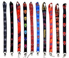 Spider-Man Themed Lanyards w/ Clip - Marvel ID Badge Holder  Brand New Lanyard