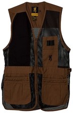 Browning Trapper Creek Mesh Shooting Vest Clay/Black 3050266805 Size - 2XL - RH