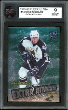 1995-96 Fleer Ultra Extra Attacker #14 Mike Modano KSA 9 Mint