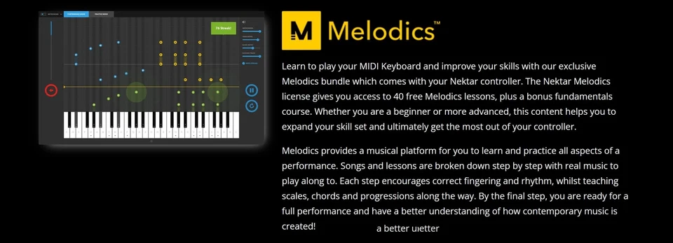 Nektar 61 Note USB MIDI Keyboard Controller - Image 4 of 4