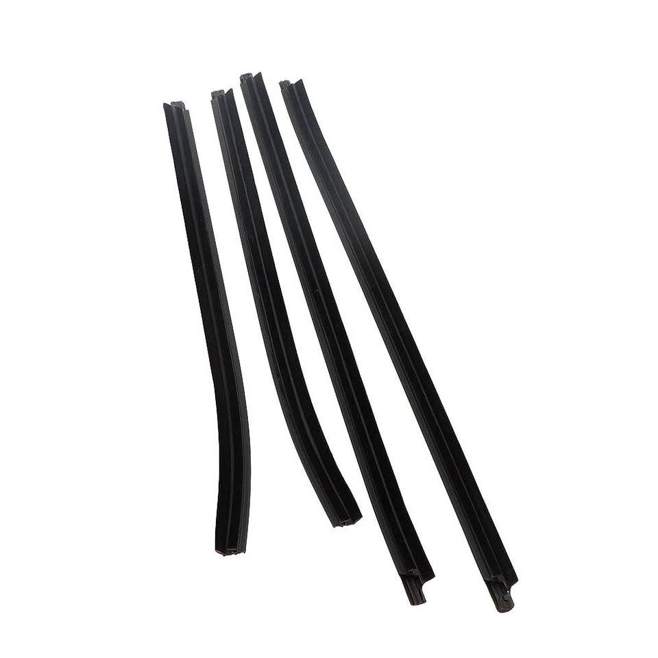 For 2005-2015 Toyota Hilux Cab Black Window Glass Seals Door Belt Weather Strip Foto 4 de 4