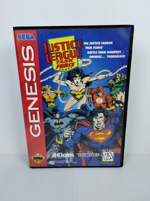 Justice League Task Force (Sega Genesis) CIB - Tested - VG Condition - Free Ship