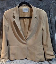 Vintage, Levi Strauss  Co. Womens Size 16, Tan,Single Button Blazer Classic Fit