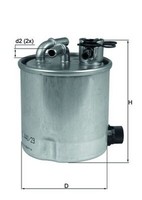 Kraftstofffilter Mahle KL 440/23 Leitungsfilter FüR Nissan NJ10 NV200 J10 Evalia