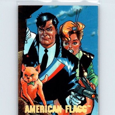 1993 Dynamic The Creator's Universe American Flagg - Howard Chaykin #002
