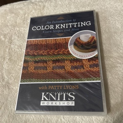 Introduction to Color Knitting DVD ~ Patty Lyons Knits Workshop ~ Learn Stripes