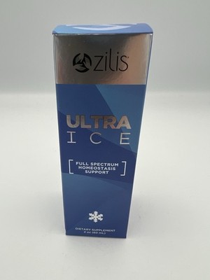 ZILIS Ultra Ic e Bottle Homeostasis Support Dietary Supplement Tumeric Hops Ging