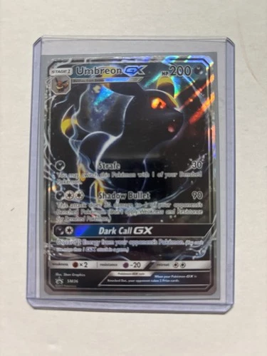 Pokémon TCG Umbreon GX Full Art Ultra Rare Holo SM36 Sun & Moon Black Star Promo