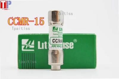 NEU Littelfuse CCMR-15 15 Amp 600V Zeitverzögerungssicherung 10 * 38 - Bild 1 von 4