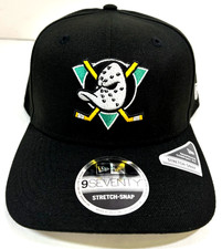 Anaheim Ducks NHL NE Stretch-Snap Snapback Hat~ Black