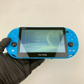 PS Vita PCH-2000 Sony PlayStation Aqua Blue Console & Cable Region Free 343