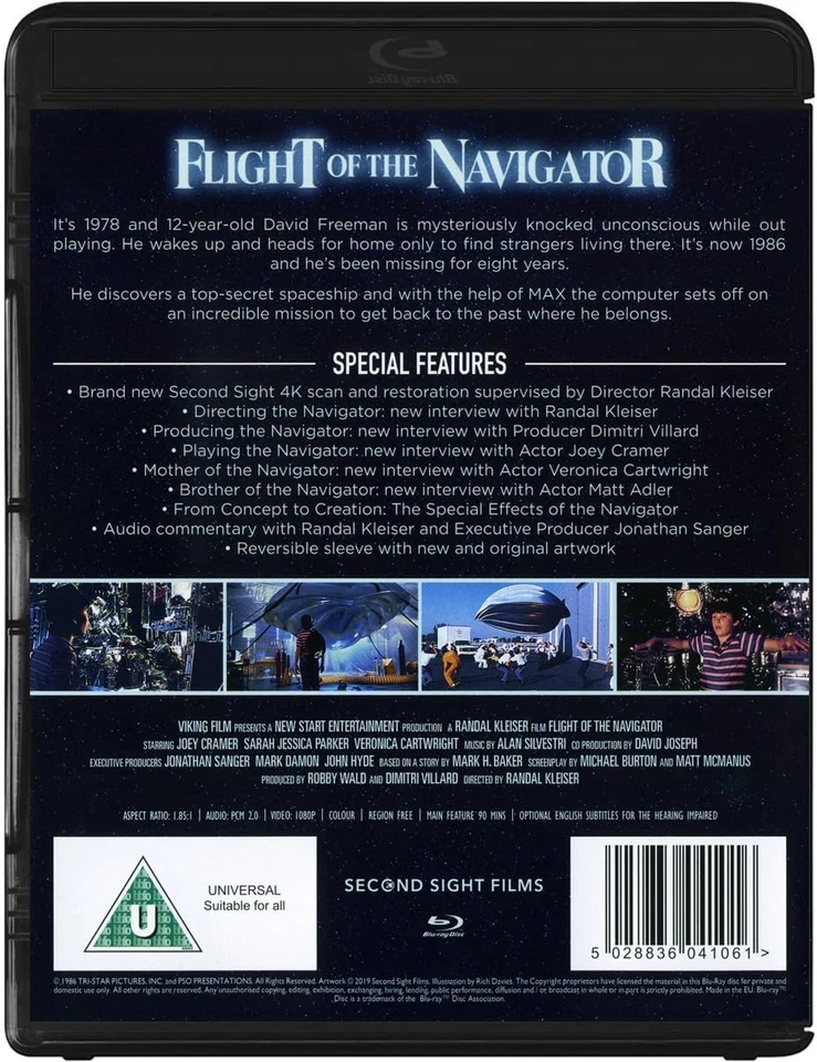 Flight of the Navigator Blu-ray [Region Free] Foto 4 de 4