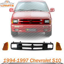 New Grille With Sealed Beam Headlights Kit For 1994-1997 Chevrolet S10 Sport