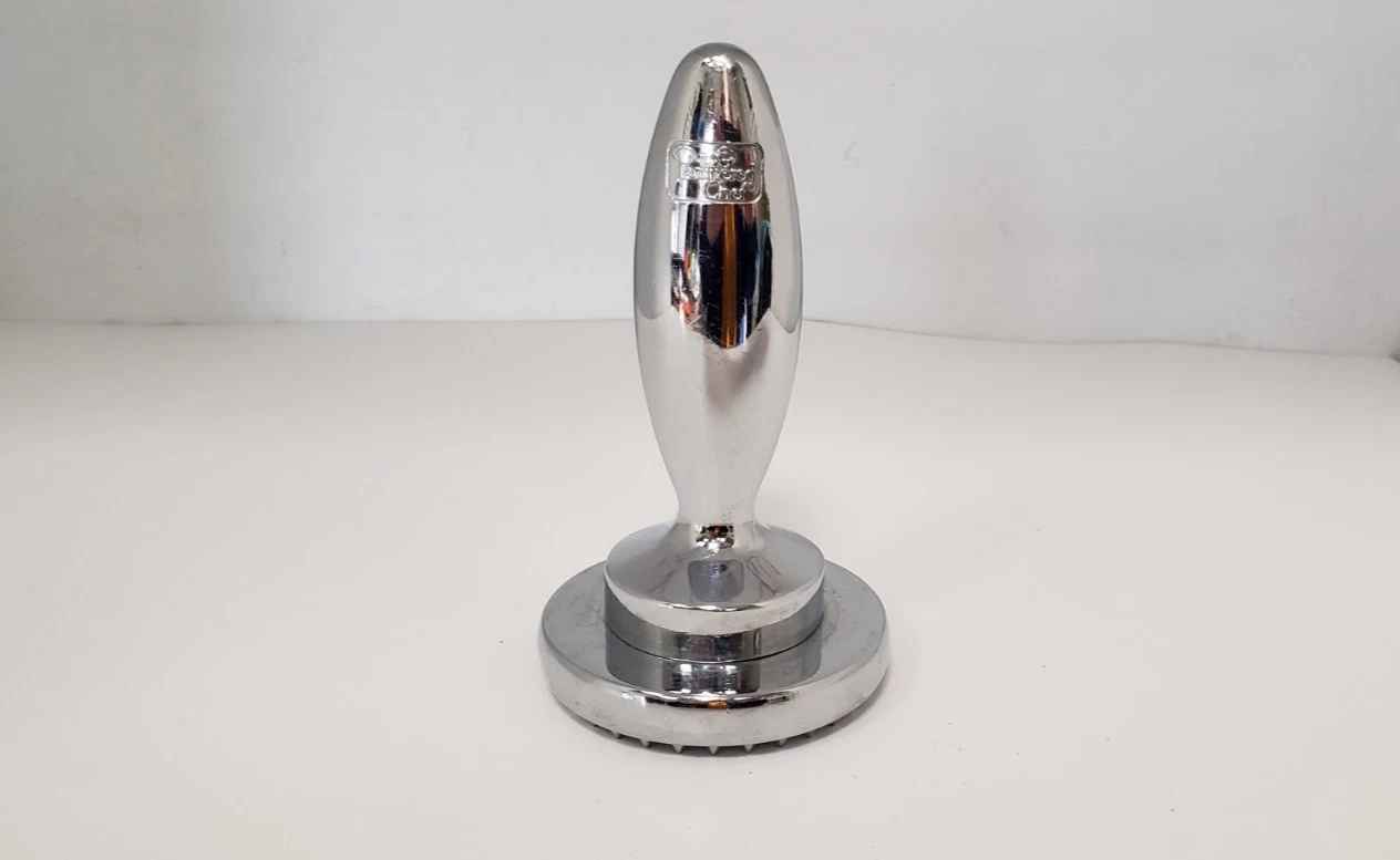 PAMERED CHEF 2705 MEAT TENDERIZER, CHROME-PLATED ZINC, REVERSIBLE HEAD
Opens in a new window or tab
