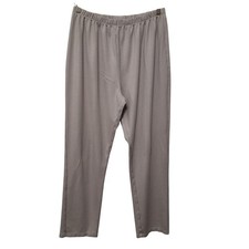 Bryn Walker Anka Pant Modal Ponti Knit Women Size L Pull On Taper Ankle Classic