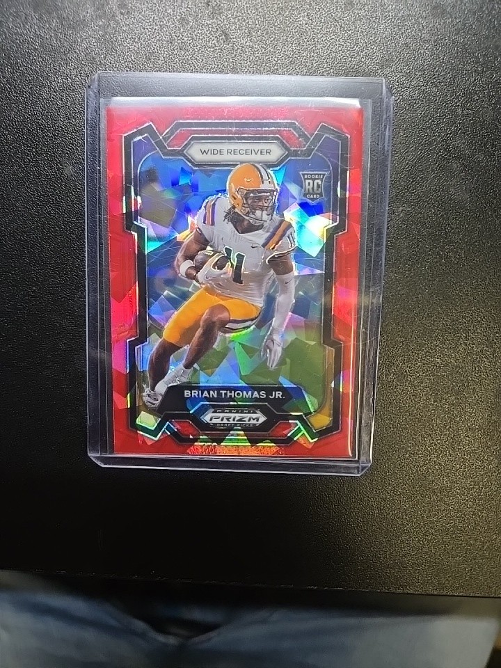 2024 Panini Prizm Draft Picks - Brian Thomas Jr. #118 Red Ice Prizm (RC)