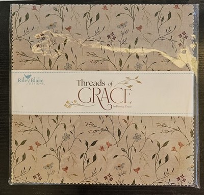 Riley Blake Threads Of Grace 10'' Stacker (Layer Cake)