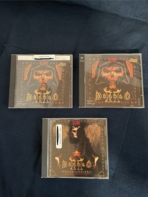 Diablo II (2000) PC Spiel   3x CD-ROM Set | Blizzard Klassiker + Expansion Set