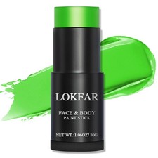 LOKFAR Light Green / Lime Face Body Paint Stick, Eye Black