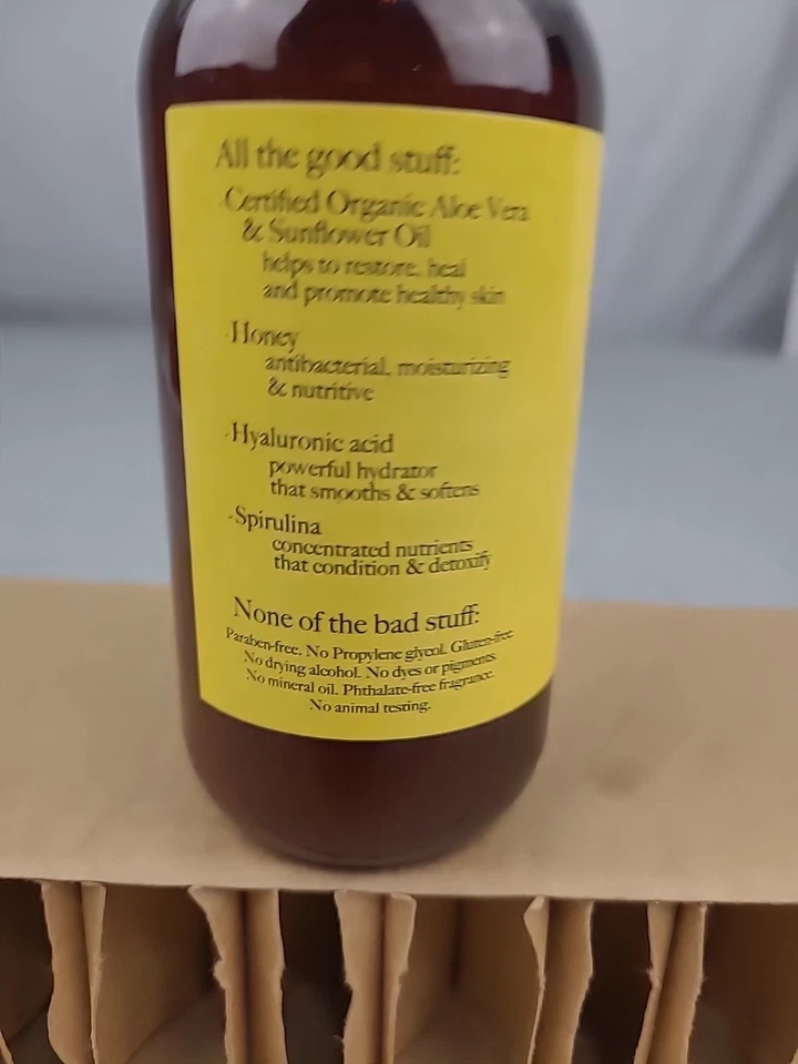 1x Loción hidratante para manos y cuerpo The Naked Bee té Chai 8 fl oz con bomba nueva  Foto 4 de 4