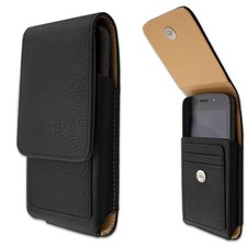 caseroxx Borsa all'aperto per Panasonic Eluga Z1 Pro in nero fatto di vera pelle