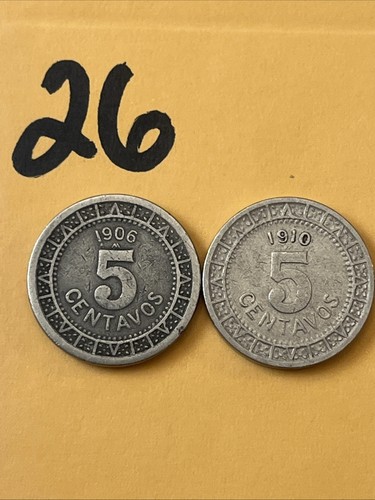 1906 & 1910 Mexico - 5 Centavos - KM# 421 - World Coins