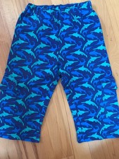 Jako-o Hose, Größe 128/134, blau/grün mit Haien