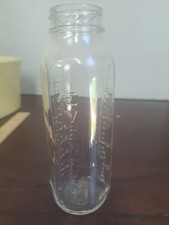 Vintage 1950s-1970s Evenflo 8oz Glass Baby Bottle Made In USA