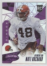 2015 Certified Rookies Mirror Purple /10 Nate Orchard #173 Rookie RC