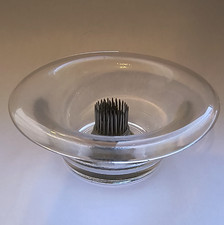 Metal Spike Flower Frog in Glass - Size 3 3/4