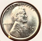 1943-D Lincoln Wheat Cent Penny GEM BU From an Original Bank Roll