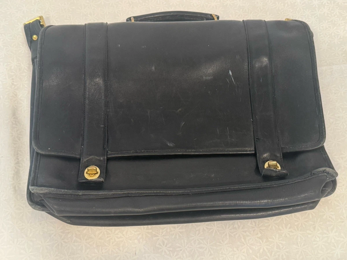 Coach Leather Briefcase/Attache Bags for Men for sale | eBay