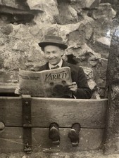 Harry Houdini Real Photo 1909 - Variety Rare Vintage Collectible Magic Trick