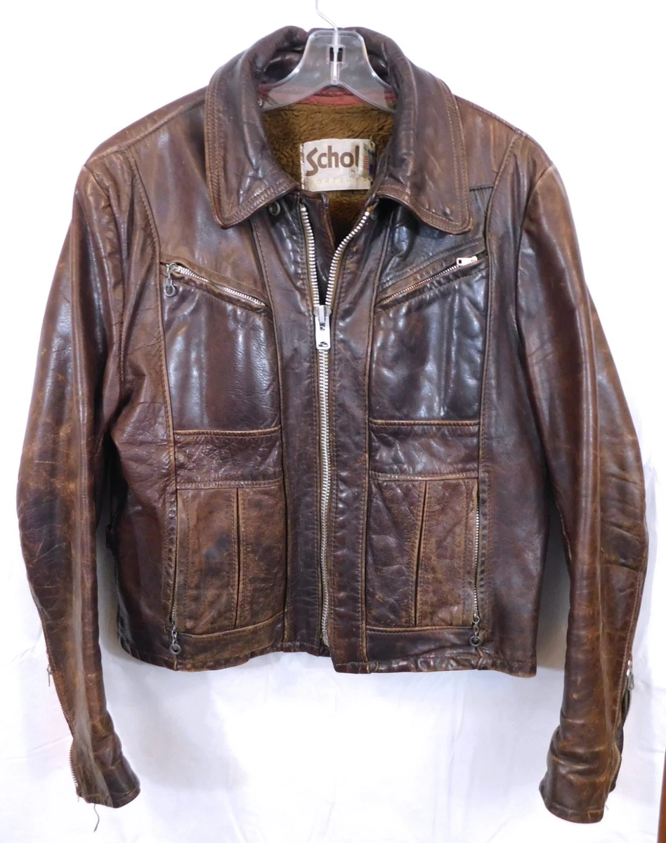 Vintage Schott Motorcycle Jacket In Vintage Outerwear Coats