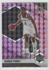 2020-21 Panini Mosaic Rookie Purple Mosaic Prizm 34/49 Reggie Perry #244 0ey4