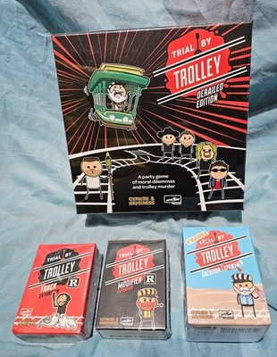 Trial By Trolley Derailed Edition + Erweiterungen - Nagelneu und versiegelt