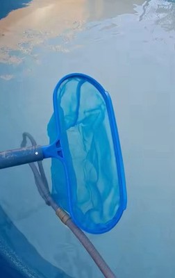 Pool Skimmer Net Heavy Duty Leaf Rake Cleaning Tool Fine Mesh Net Bag Catcher
