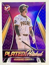 2025 Topps Pristine Jackson Merrill Plated & Polished Purple Refractor /99