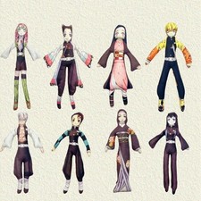 Demon Slayer 28 cm Figure Abstraction Plush Doll Creativity Cute Gift Collection