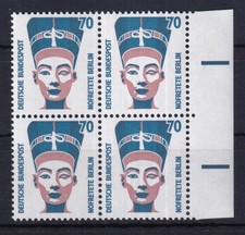 Bund 1374 Seitenrand rechts 4er Block SWK 70 Pf postfrisch