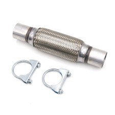 2'' x 12'' Exhaust Flex Tube Pipe Joint Flexible Weld On/ Clamp-On Flexi Tube AU